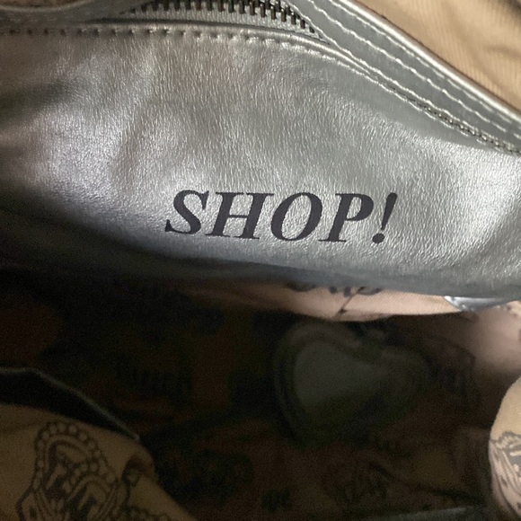 SOLD on FB. Juicy Couture Bag Scottie Y2K Grey And Pink Pewter Charm - Picture 7 of 14